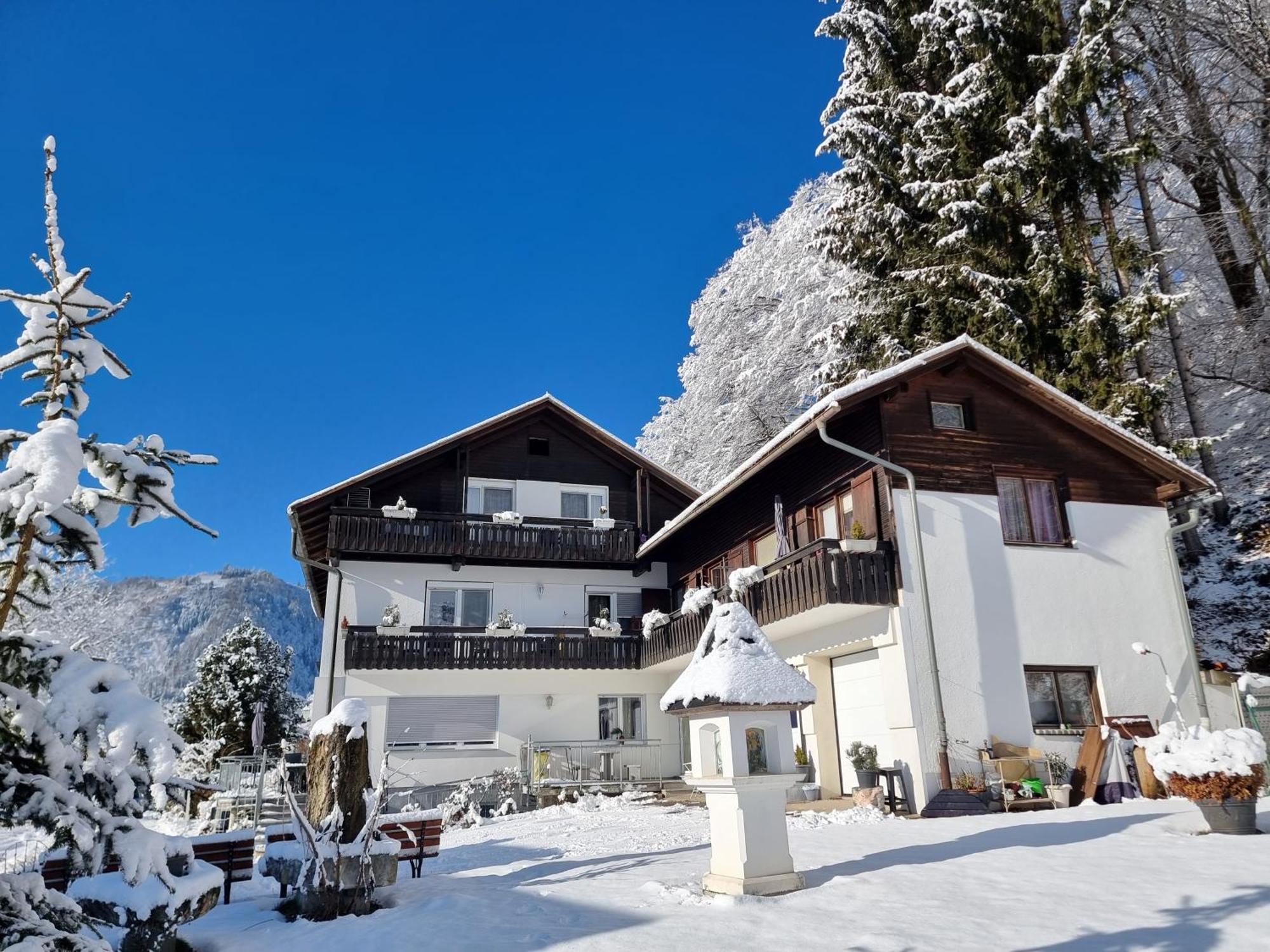Ferienhaus Burgblick Treffen Exteriör bild